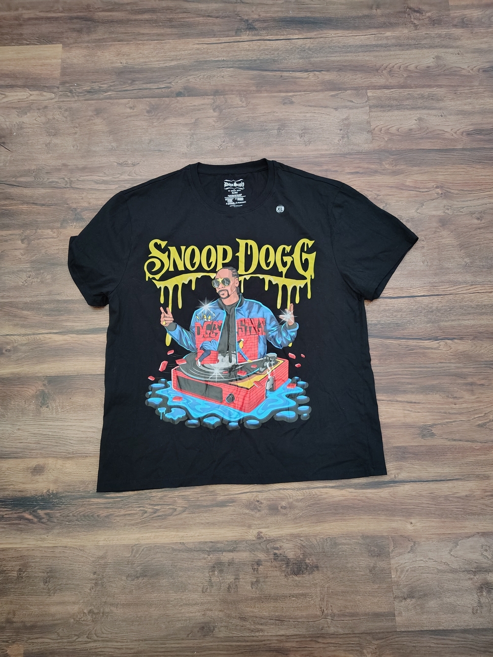 Snoop Dogg Black Graphic Short Sleeve Tee
